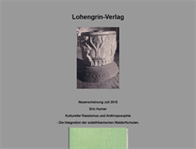 Tablet Screenshot of lohengrin-verlag.de